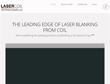 Tablet Screenshot of lasercoil.com
